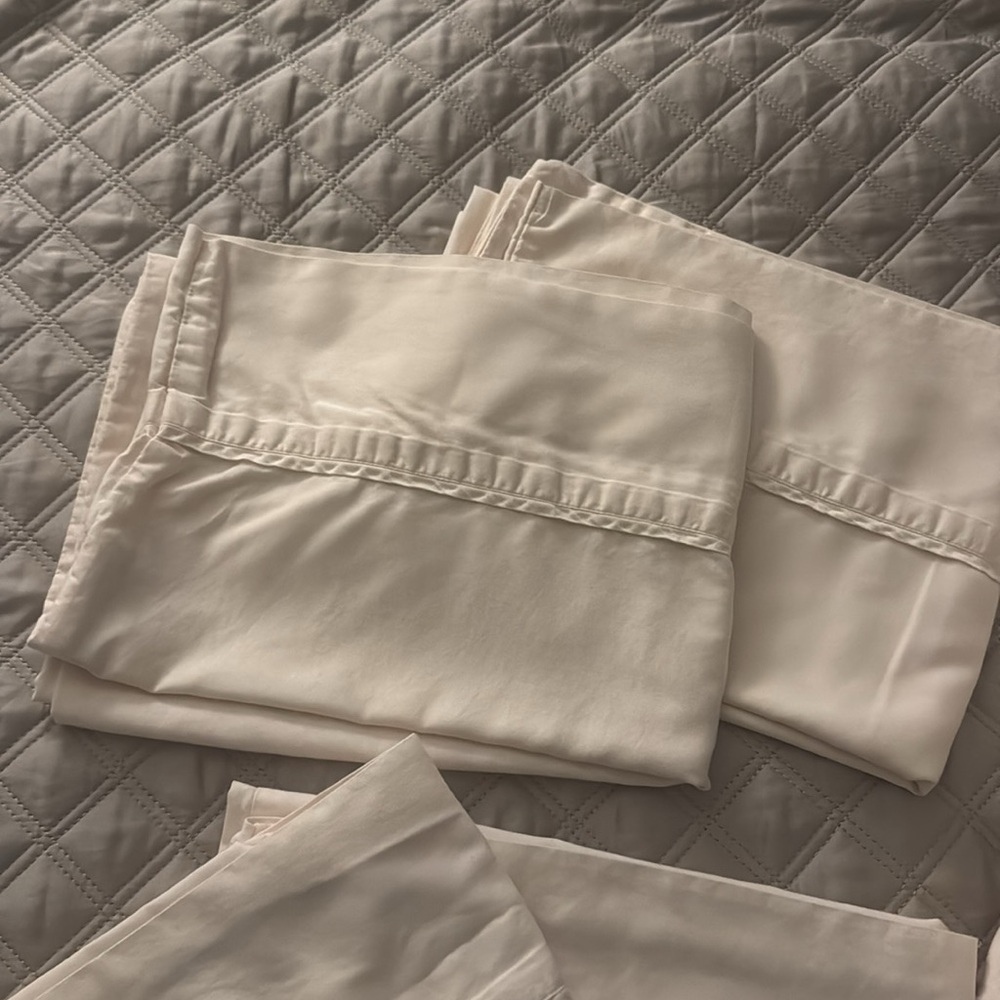 SFERRA Marialva King Luxury Silk/Cotton Sheets - Picture 4 of 9